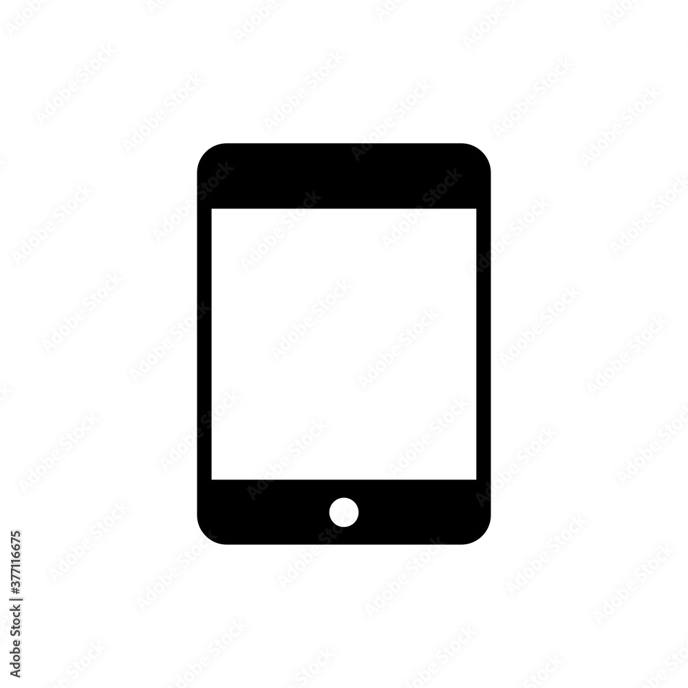 Poster tablet, linear icon. one of a set of linear web icon