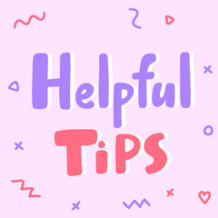 Helpful tips. Icon backdrop Sale website banner. Business card Vector collection. Discount offer sign. Sticker Price tag.