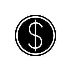 Dollar icon. One of set web icon