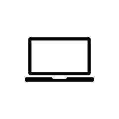 laptop icon. One of set web icon