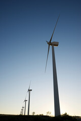 Fototapeta na wymiar Sustainable wind energy