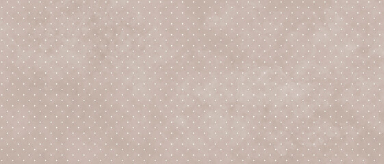 Fototapeta na wymiar craft abstract modern, in a retro style delicate beige Light background with polka dots. Background with small texture and white polka dots