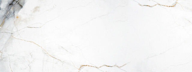 Marbled background banner panorama - High resolution white grey gray Carrara marble stone texture