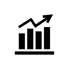 chart icon. One of set web icon