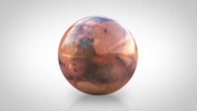 Stylized Marble Earth Seamless Loop - Center