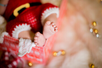 Beine des Neugeborenen, Weihnachten