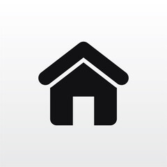 Home icon vector . House sign