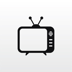 Tv icon vector . Television sign