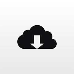 Download icon vector . Download Bubble sign