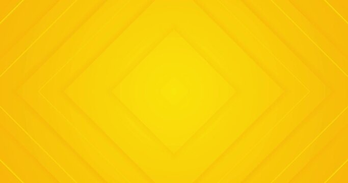 Light sunny yellow looped gradient abstract background. Minimal animation for presentation, event, party text backdrop. Halloween sale. Endless pure transition. Random moving geometric arrow up lines
