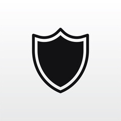 Shield icon vector . protection sign