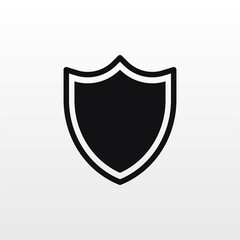 Shield icon vector . protection sign