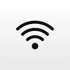Wifi icon vector . Wireless sign