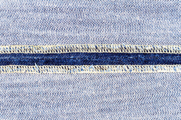 Wrong side of jeans fabric