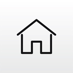 Home icon vector . House sign