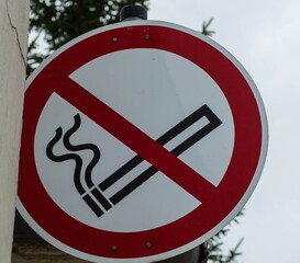 Sign Smoking forbidden