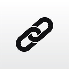 Chain link icon vector . Link sign