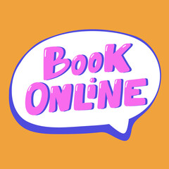 Book Online. Icon backdrop Sale website banner. Business card Vector collection. Discount offer sign. Sticker Price tag.