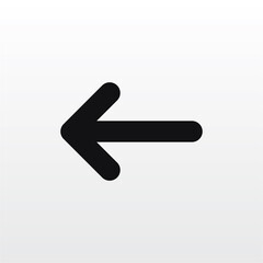 Left Arrow icon vector eps 10