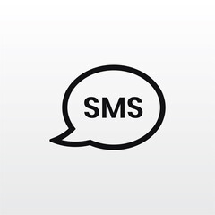 Sms Bubble icon vector eps 10