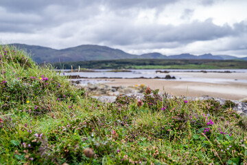 Carn beach at the Sheskinmore Nature Reserve between Ardara and Portnoo in Donegal - Ireland