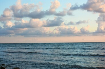 Soft pink sunset