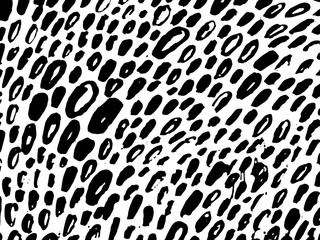 Vector hand drawn calligraphic brush stroke monochrome pattern. Black and white style design. Good for poster, fabric print, web page background, birthday card invitation, interior surface texture