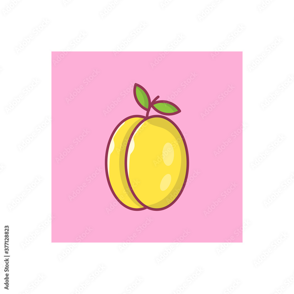 Sticker peach