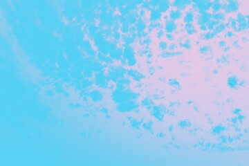 Bright turquoise patchy background with pink spot