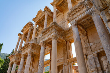 Library of Celsus in Ephesus Ancient City in Turkey.