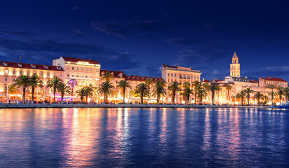 Split city by night - Croatia