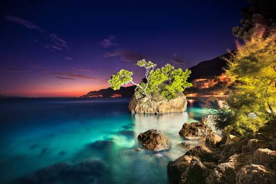Brela by night - Croatia