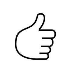 thumb up icon for design website or graphic