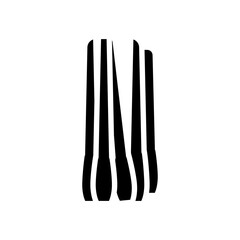 lemongrass herb aromatherapy glyph icon vector. lemongrass herb aromatherapy sign. isolated contour symbol black illustration