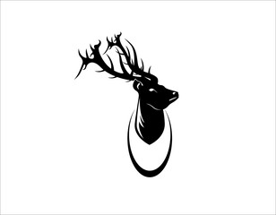 Deer logo design vector illustration  © NINDYA