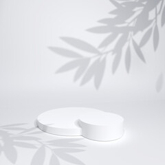 Abstract background, podium for product display, mock up scene.