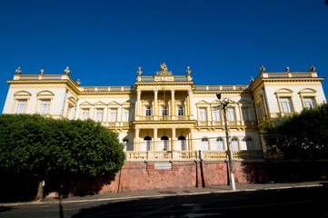 Fototapeta na wymiar Antigo Palácio da Justica da cidade de Manaus - atual Centro Cultural.