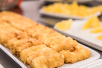 fried chicken nuggets
