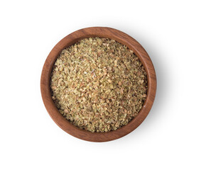 buckwheat in a wooden bowl