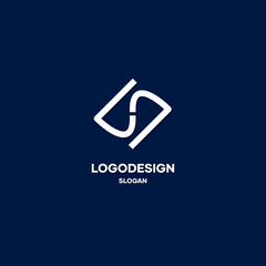 Minimal logo design inspiration, Logo design material. logo design material with abstract shapes. modern, minimal and trendy logo concept. vector
