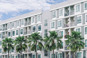 Tropical condominium building 