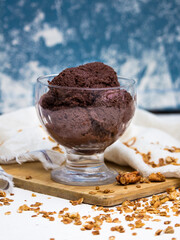sorvete chocolate