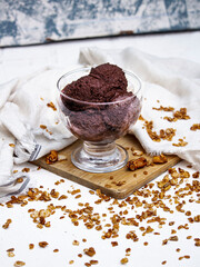 sorvete chocolate