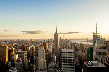 Fototapeta na wymiar Evening Empire State Building, New York