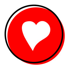 world heart day series.cartoon stickman vector illustration.