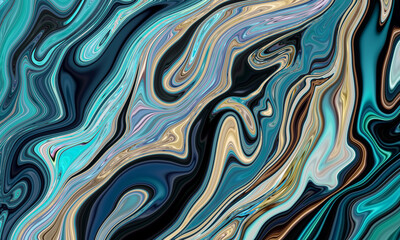 Marble abstract acrylic background. full color marbling artwork texture. Marbled ripple pattern.	