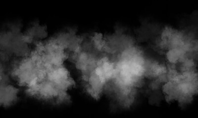 smoke on black background
