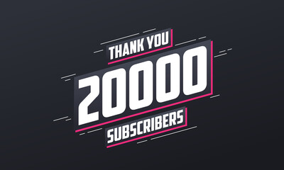Thank you 20000 subscribers 20k subscribers celebration.