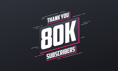 Thank you 80000 subscribers 80k subscribers celebration.