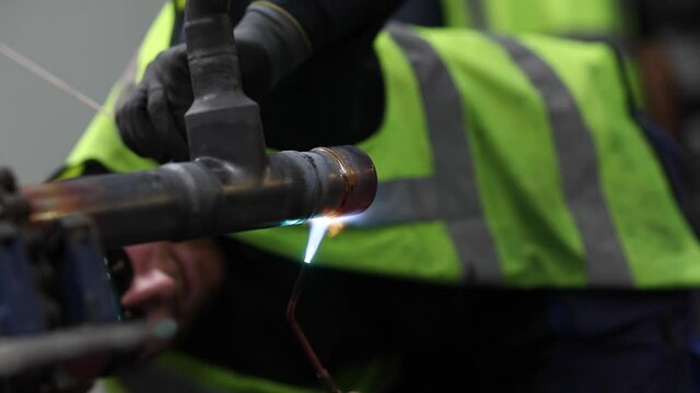 construction site welding